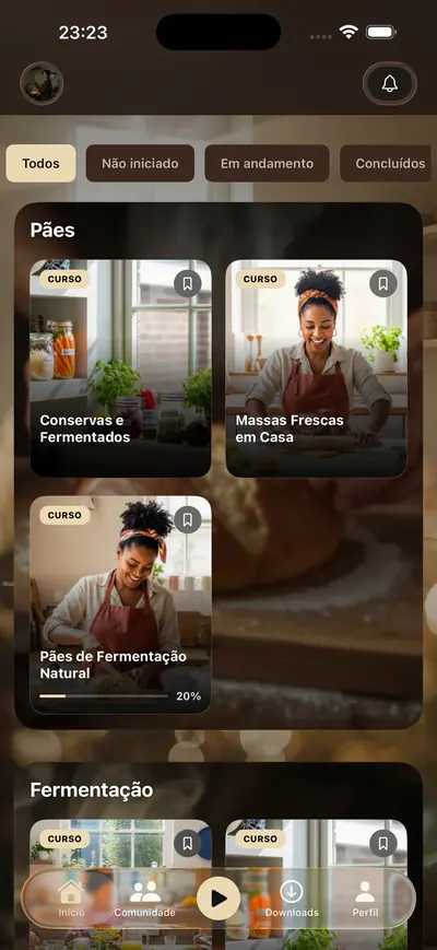 Gastronomia: exemplo de catálogo com identidade própria